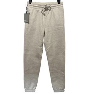 nwt Aritiza Perfect Fleece Sweatpants XS Heather Oatmeal TNA CozyAF Rare NEW